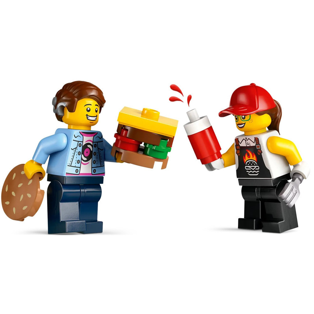 【真心玩】 樂高 LEGO 60404 漢堡餐車 Burger Truck バーガートラック 現貨 高雄-細節圖7