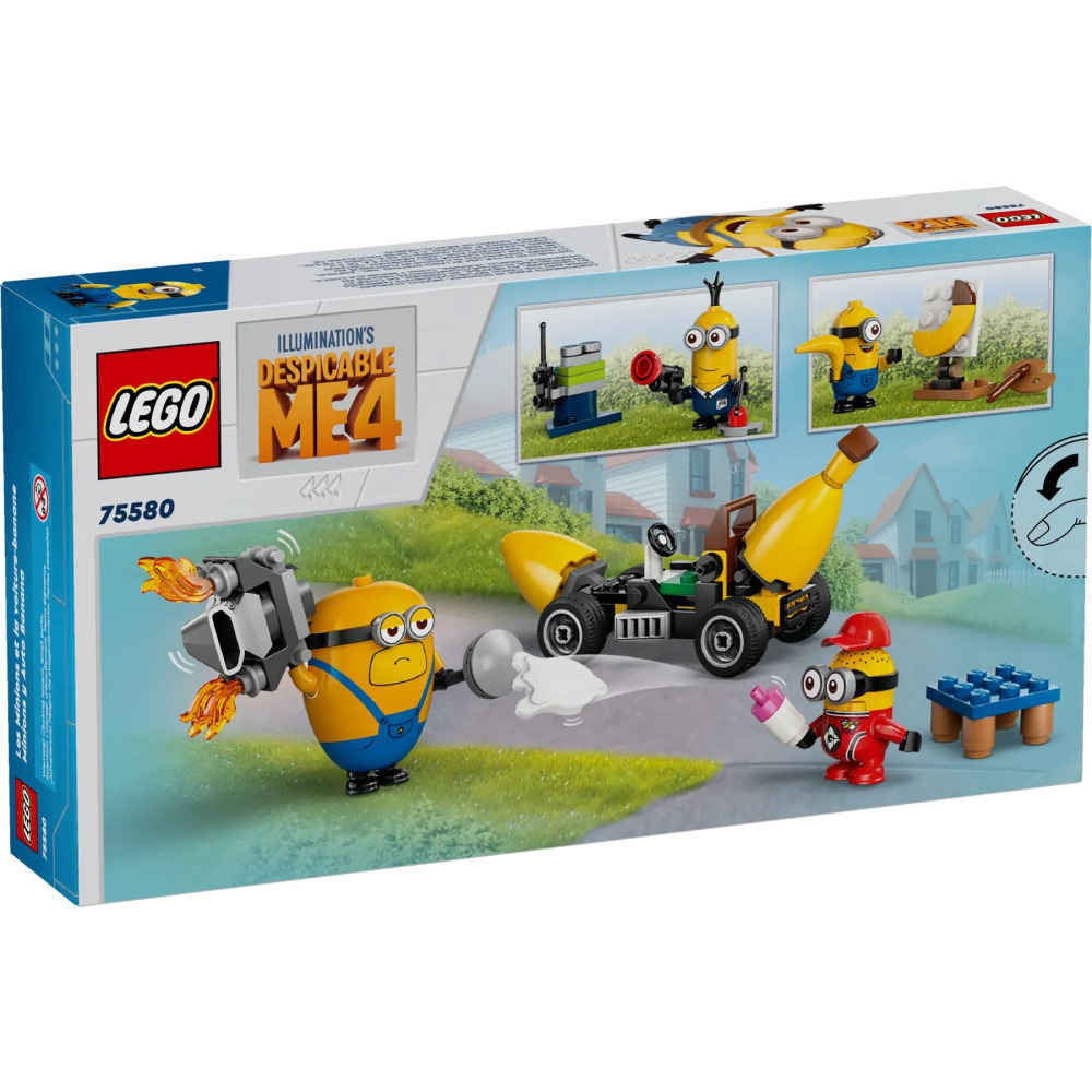 【真心玩】 LEGO 75580 神偷奶爸 4 小小兵和香蕉車 Minions and Banana Car現貨 高雄-細節圖3