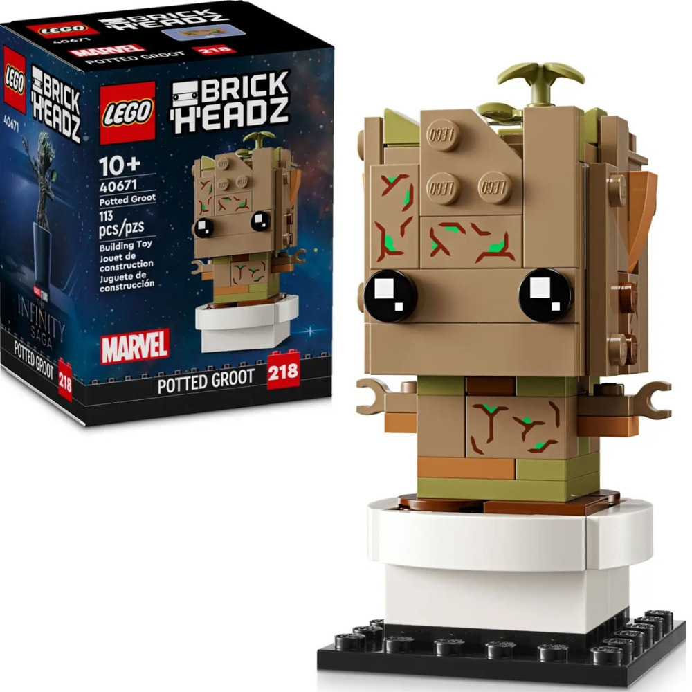 【真心玩】 LEGO 40671 大頭 盆栽版格魯特 Potted Groot グルートの鉢植え 現貨 高雄-細節圖2