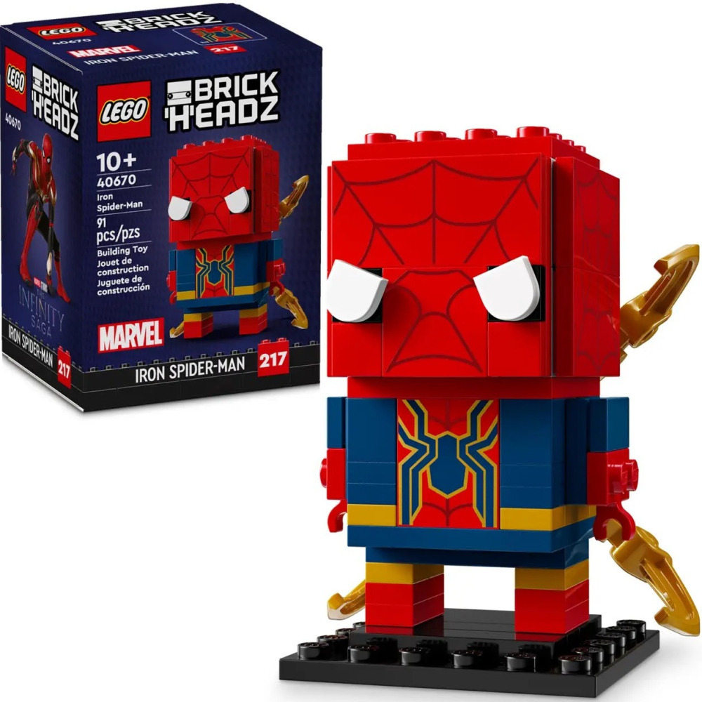 【真心玩】 LEGO 40670 大頭 鋼鐵蜘蛛人 Iron Spider-Man 現貨 高雄-細節圖2