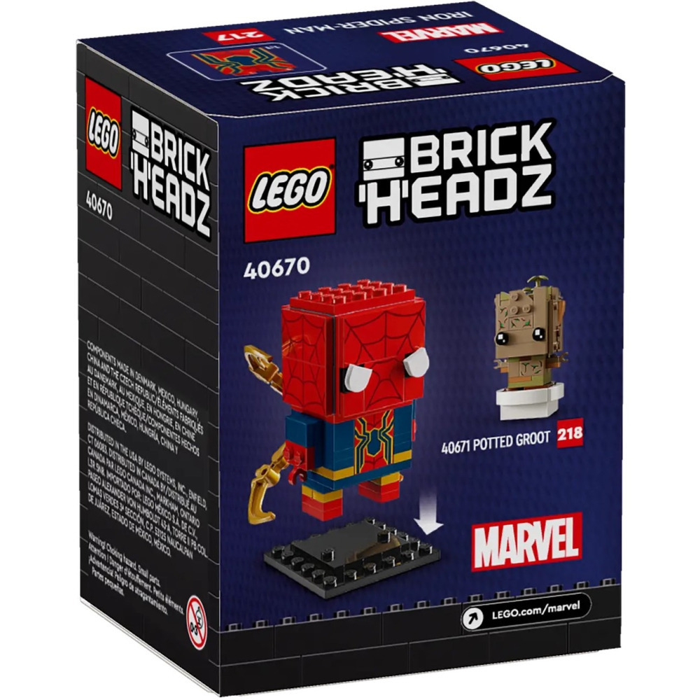 【真心玩】 LEGO 40670 大頭 鋼鐵蜘蛛人 Iron Spider-Man 現貨 高雄-細節圖3