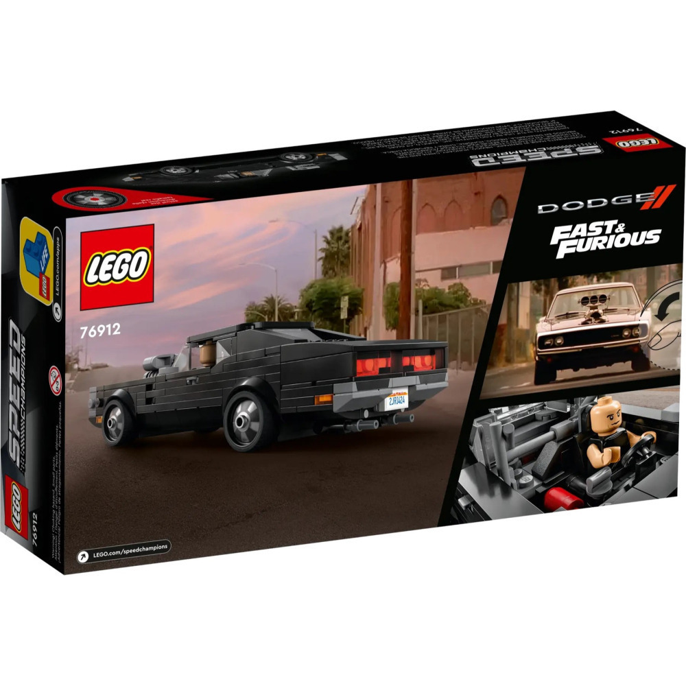 【真心玩】 樂高 LEGO 76912 極速賽車 1970 道奇 Charger RT 現貨 高雄-細節圖3