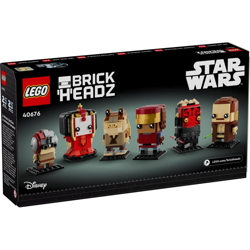 【真心玩】 LEGO 40676  大頭 星際大戰 首部曲：威脅潛伏 The Phantom Menace 現貨 高雄-細節圖5