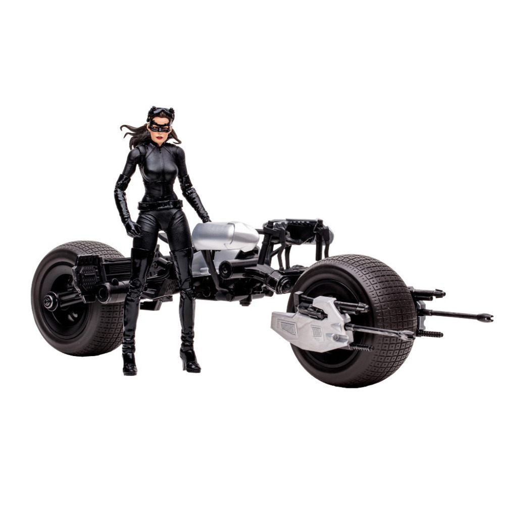 【真心玩】 麥法蘭 DC 7吋 黑暗騎士 蝙蝠機車載具 BatPod 及 貓女 現貨 高雄-細節圖5