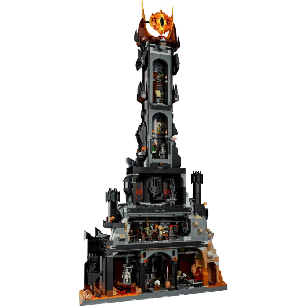 6月新品【真心玩】LEGO 10333 黑塔巴拉多 黑暗塔 索倫之眼 Barad-dûr 現貨 高雄-細節圖7