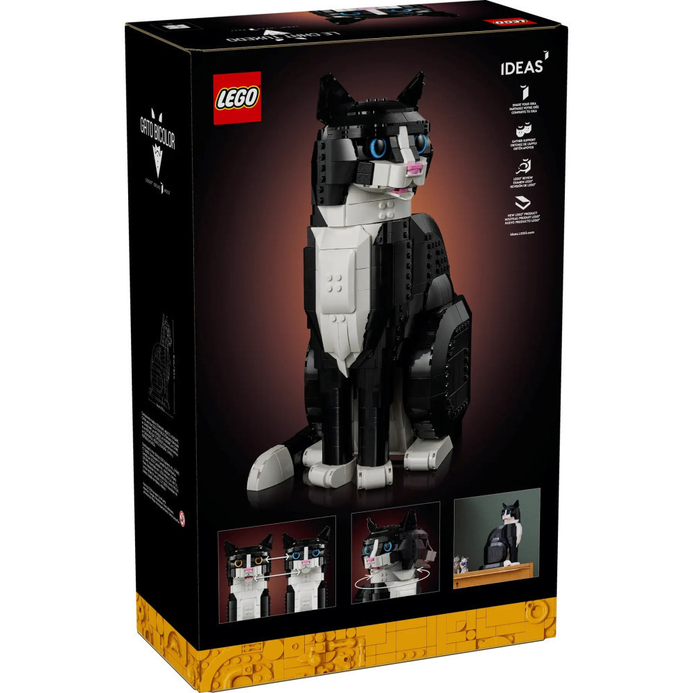 6月新品 【真心玩】 LEGO  IDEAS 21349 賓士貓 高雄-細節圖4
