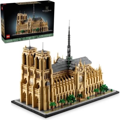 6月新品 【真心玩】 LEGO 21061 建築 巴黎聖母院 Notre-Dame de Paris 高雄