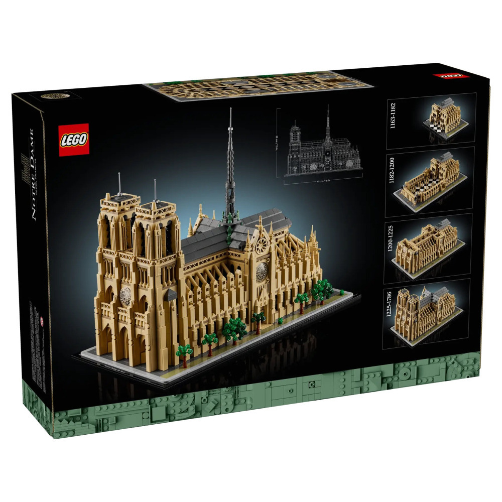 【真心玩】 LEGO  21061 建築 巴黎聖母院 Notre-Dame de Paris 高雄-細節圖2