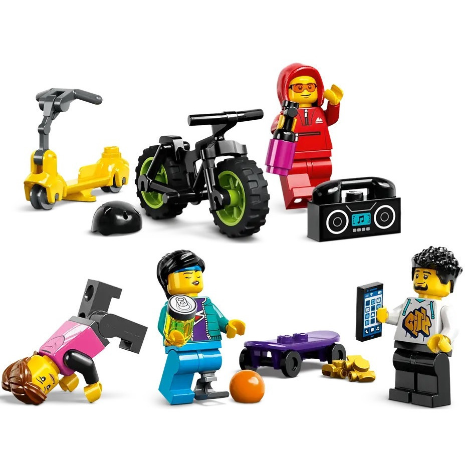 【真心玩】  樂高 LEGO 60364  城市 街頭滑板公園 Street Skate Park 現貨 高雄-細節圖3