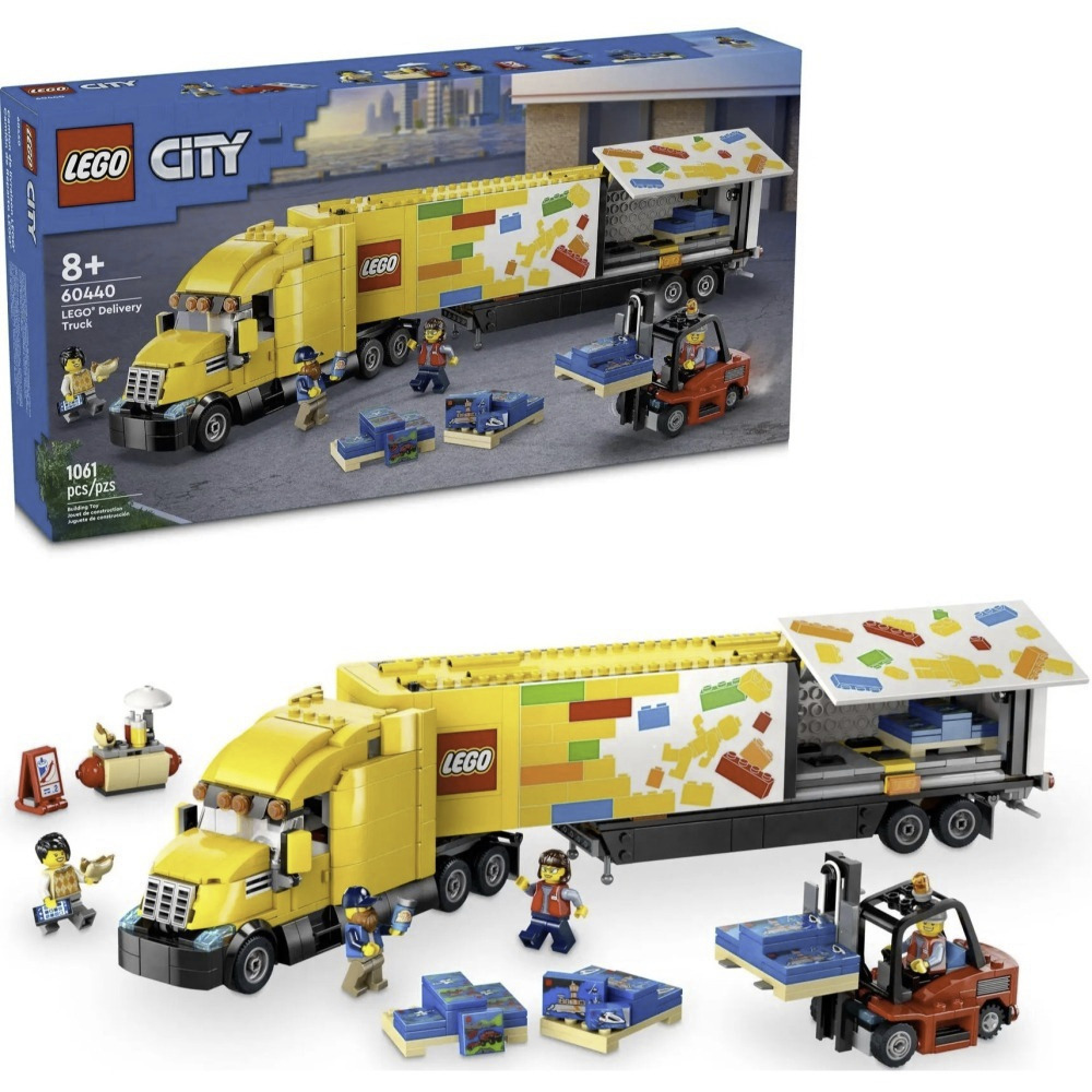 【真心玩】 LEGO 60440 城市 送貨車 Yellow Delivery Truck 現貨 高雄-細節圖2