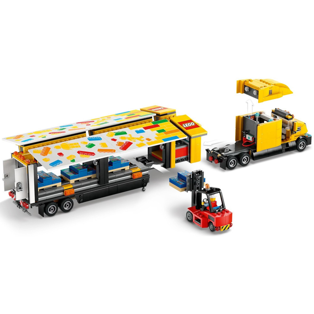 6月新品 【真心玩】 LEGO 60440 城市 送貨車 Yellow Delivery Truck 高雄-細節圖9