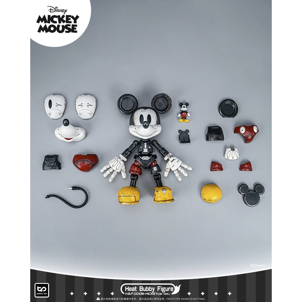 【真心玩】 infinity toy 正版授權 米奇 米老鼠 合金機甲 舊化版 現貨 高雄-細節圖9