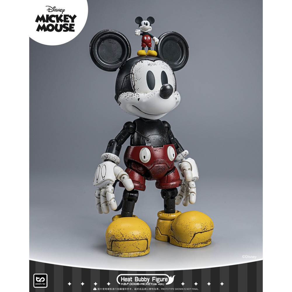 【真心玩】 infinity toy 正版授權 米奇 米老鼠 合金機甲 舊化版 現貨 高雄-細節圖10