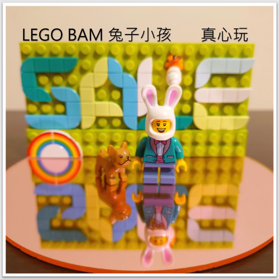 【真心玩】 LEGO BAM 自組人偶 兔子小孩 兔子人 現貨 高雄-細節圖2