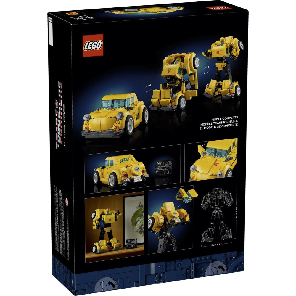【真心玩】 樂高 LEGO 10338 Icons 大黃蜂 Bumblebee バンブルビー 現貨 高雄-細節圖4