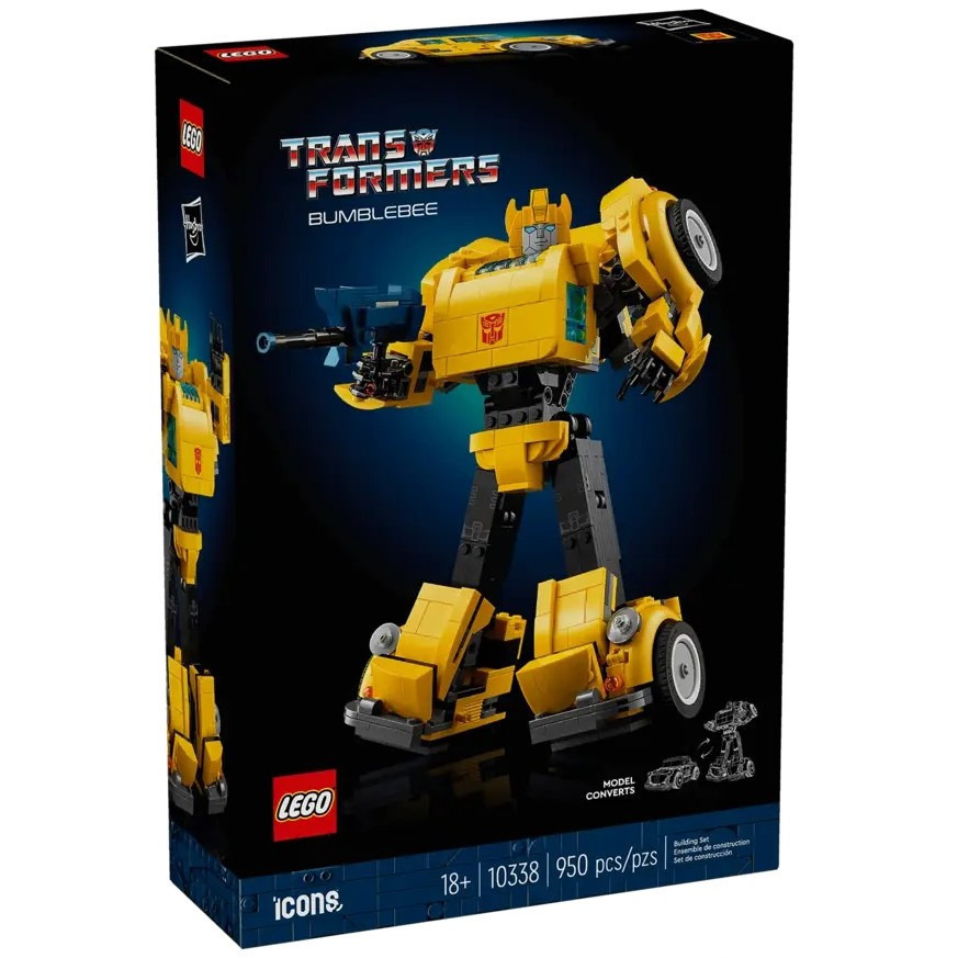 【真心玩】 LEGO 10338 Icons 大黃蜂 Bumblebee バンブルビー 現貨 高雄-細節圖3