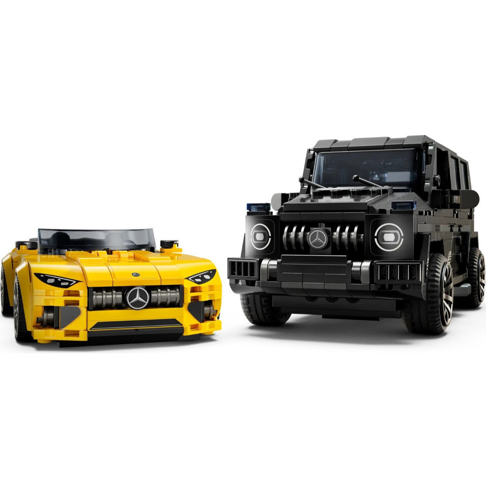 微壓痕【真心玩】 樂高 LEGO 76924 極速賽車 Mercedes-AMG G 63 和 SL 63 高雄-細節圖5