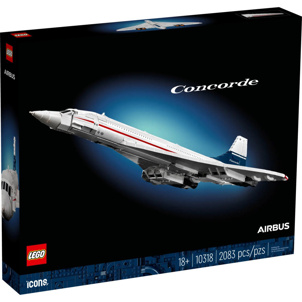 【真心玩】 LEGO 10318 Icons 協和號 Concorde コンコルド 現貨 高雄-細節圖2