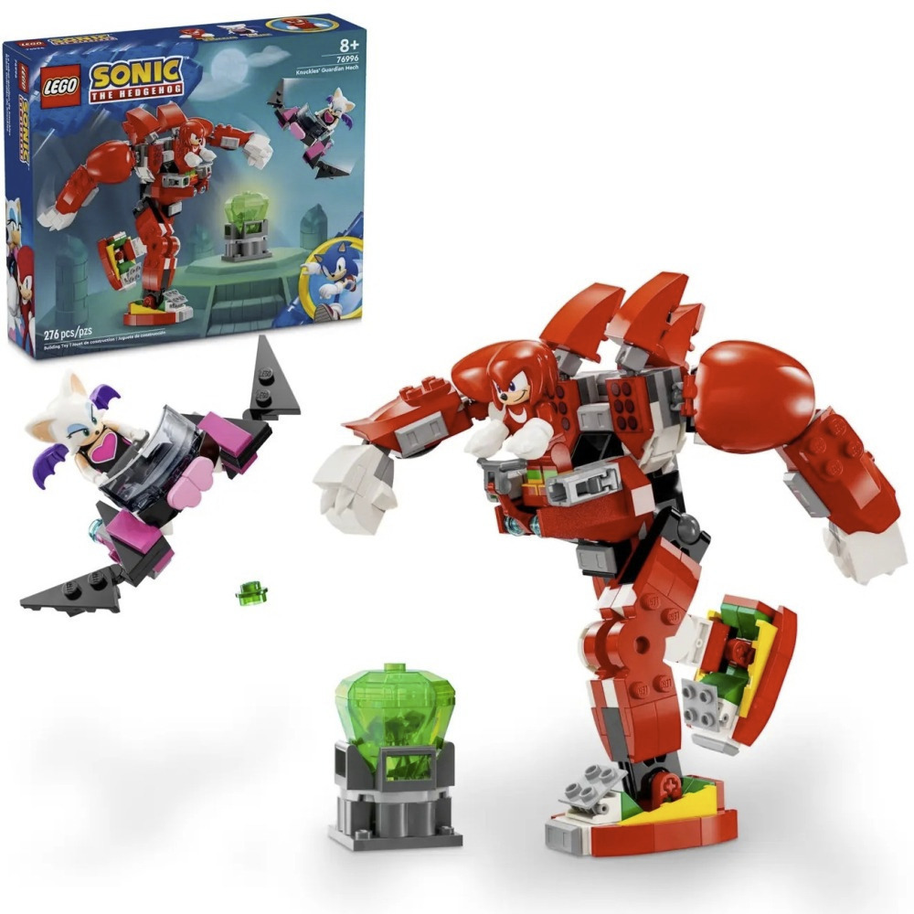 【真心玩】 樂高 LEGO 76996 音速小子 納克的守護機甲 Knuckles＇ Guardian Mech 高雄-細節圖2