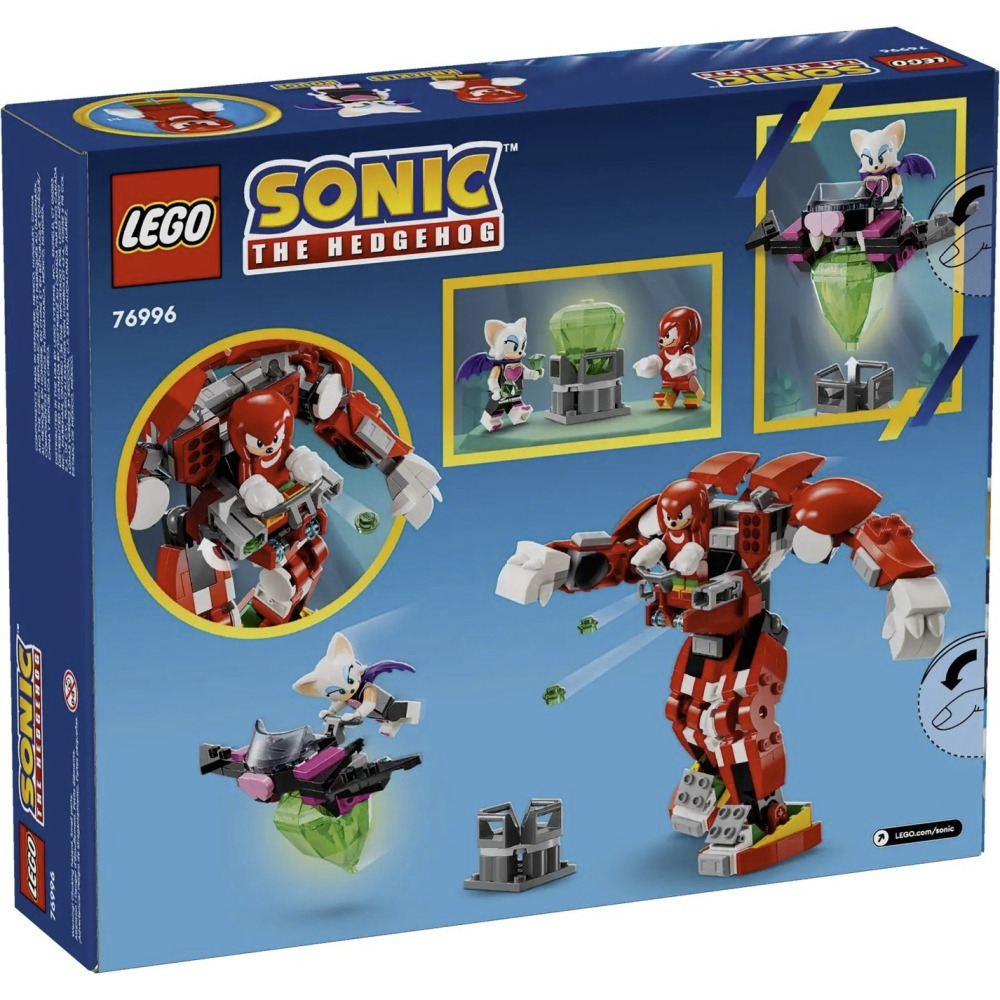 【真心玩】 樂高 LEGO 76996 音速小子 納克的守護機甲 Knuckles＇ Guardian Mech 高雄-細節圖3