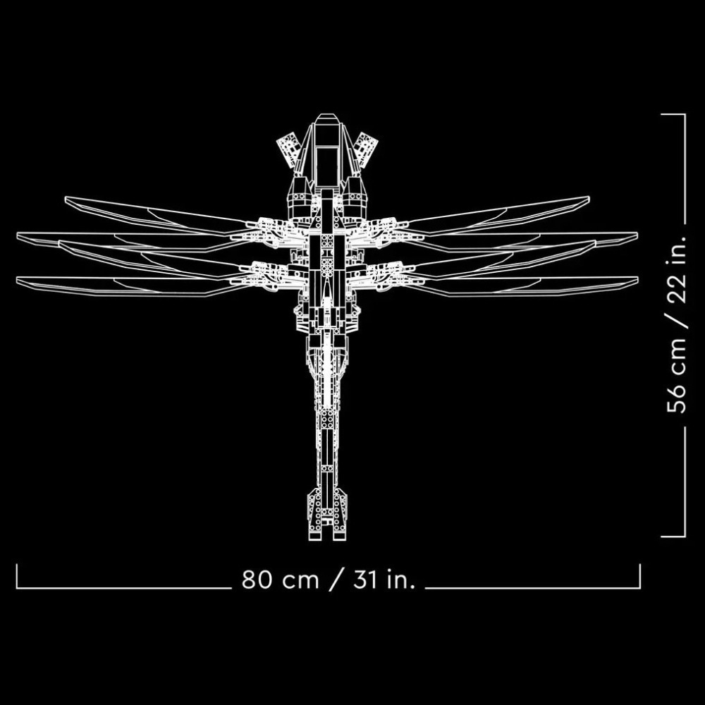 【真心玩】 LEGO 10327 Icons 亞崔迪皇家撲翼機 沙丘 現貨 高雄-細節圖7