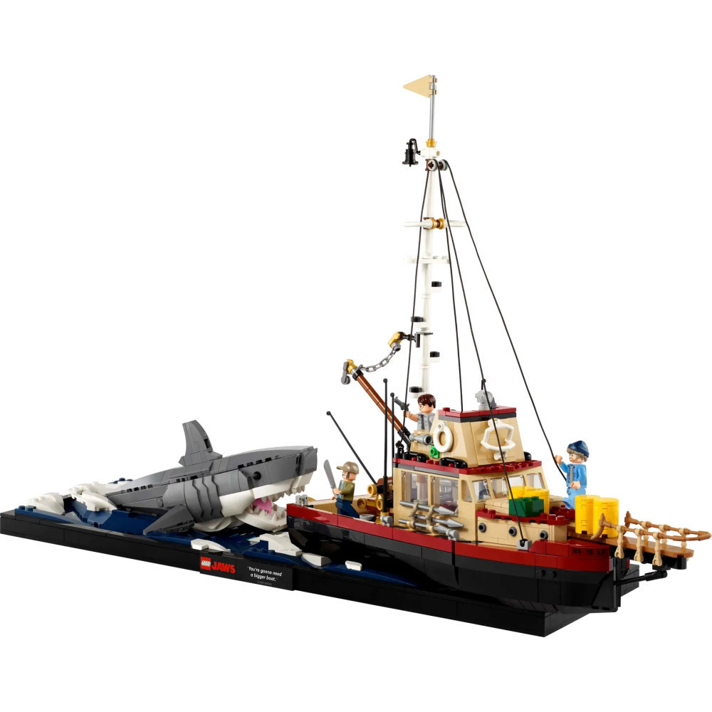 【真心玩】 LEGO 21350 Ideas 大白鯊 Jaws ジョーズ 現貨 高雄-細節圖3