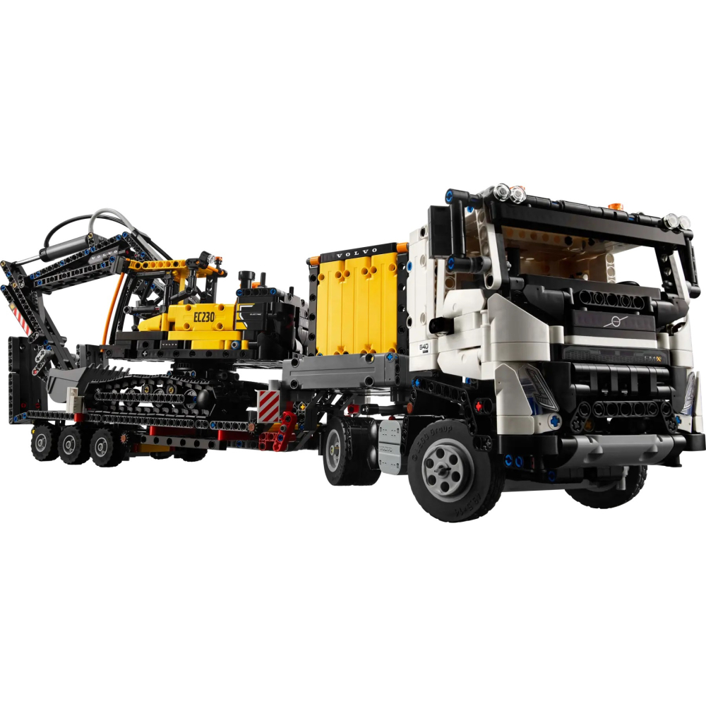 【真心玩】 LEGO 42175 Volvo FMX Truck & EC230 Electric Excavator-細節圖2