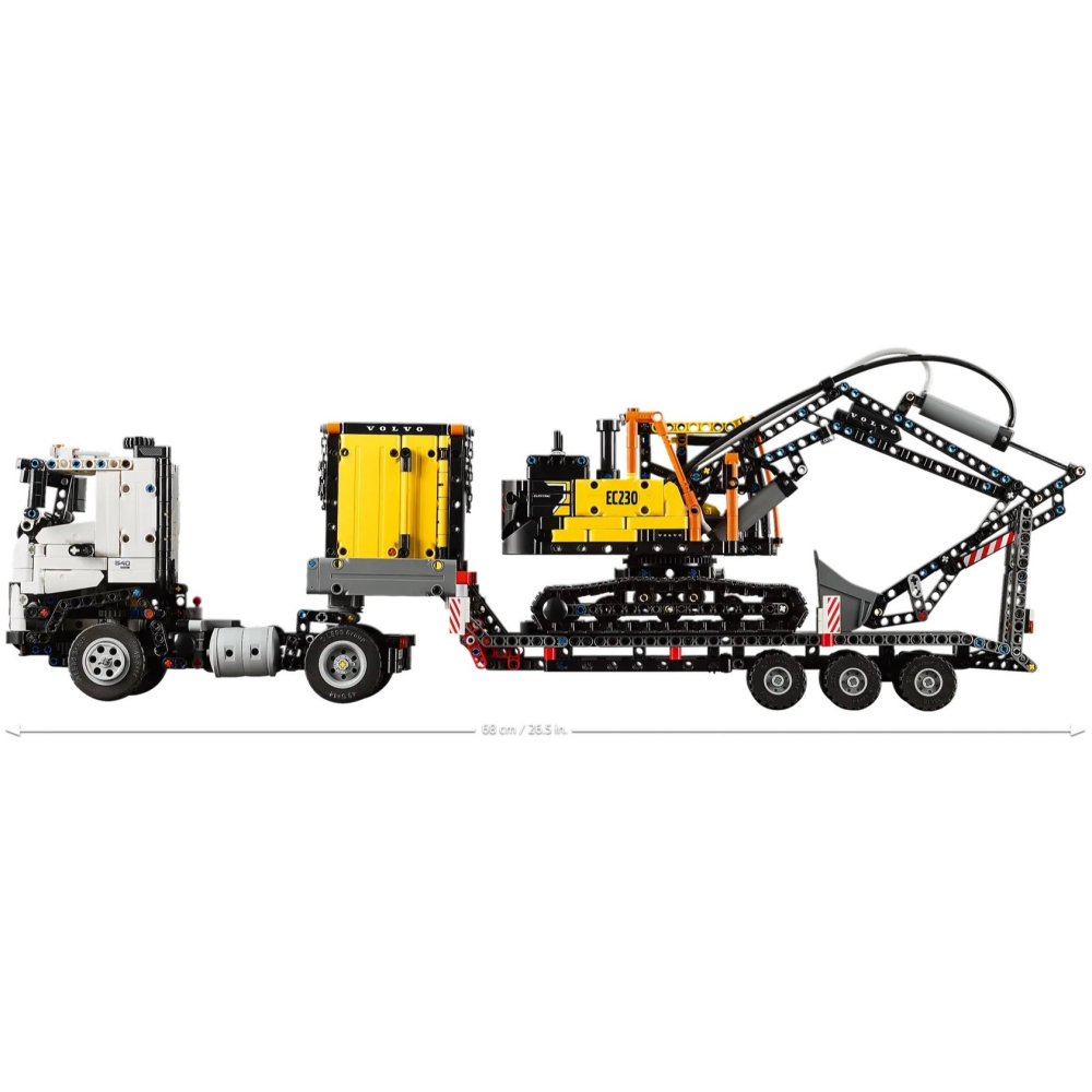 【真心玩】 LEGO 42175 Volvo FMX Truck & EC230 Electric Excavator-細節圖4
