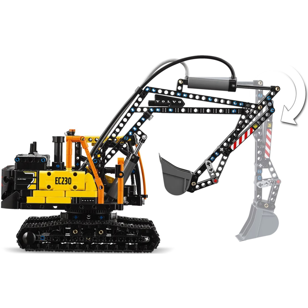 【真心玩】 LEGO 42175 Volvo FMX Truck & EC230 Electric Excavator-細節圖6