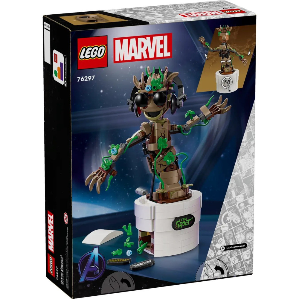 【真心玩】 樂高 LEGO 76297 漫威 跳舞格魯特 Dancing Groot 現貨 高雄-細節圖6