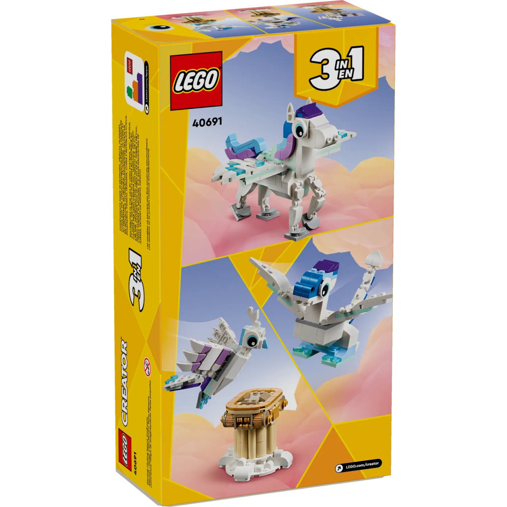 盒損 【真心玩】 樂高 LEGO 40691 百變3合1 神話飛馬 現貨 高雄-細節圖6