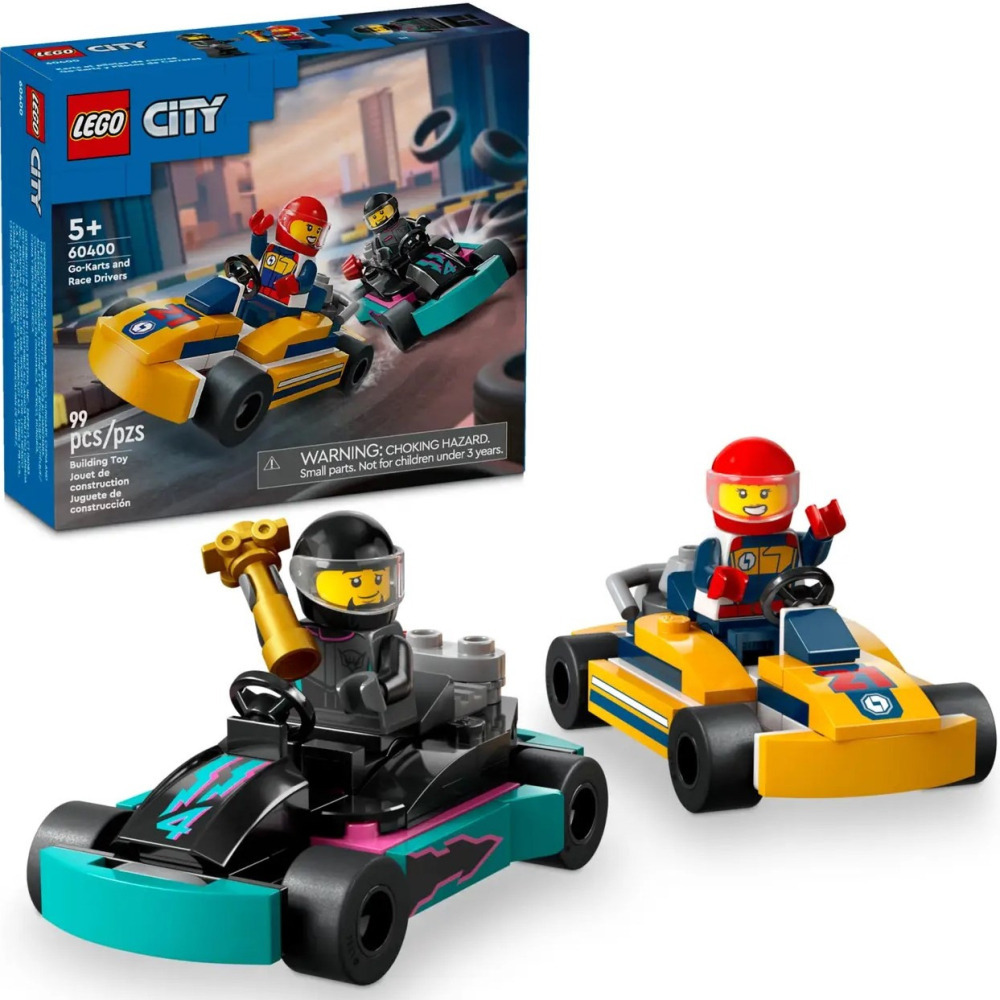 【真心玩】 LEGO 60400 城市 卡丁車和賽車手 Go-Karts and Race Drivers 現貨 高雄-細節圖2