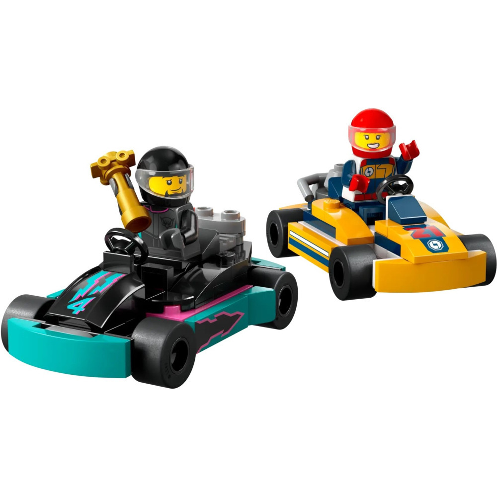 【真心玩】 LEGO 60400 城市 卡丁車和賽車手 Go-Karts and Race Drivers 現貨 高雄-細節圖3