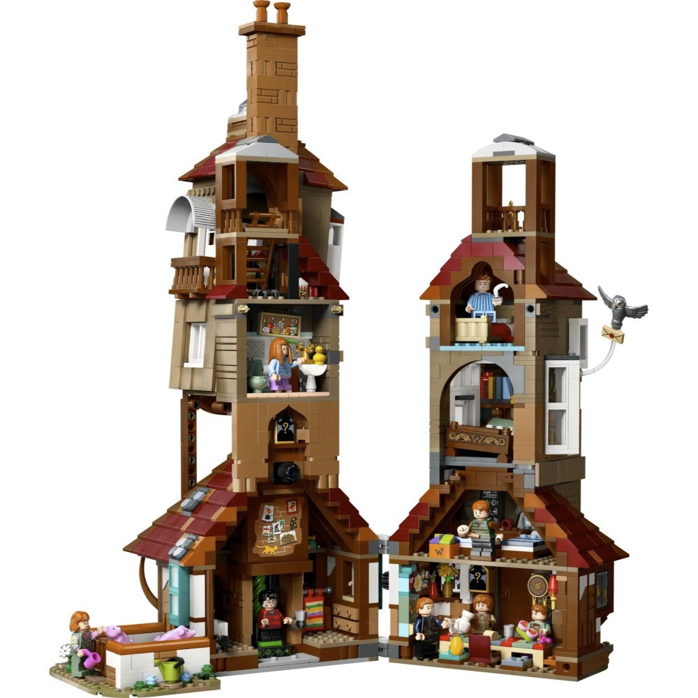 【真心玩】 樂高 LEGO 76437 哈利波特 榮恩衛斯理的家 The Burrow 現貨 高雄-細節圖3