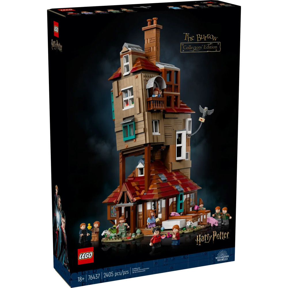 9月新品【真心玩】 LEGO 76437 哈利波特 榮恩衛斯理的家 The Burrow 現貨 高雄-細節圖2