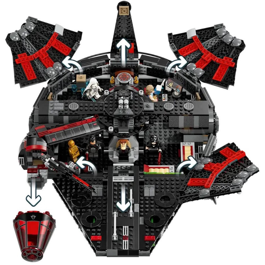 【真心玩】 LEGO 75389 星際大戰 黑千年鷹號 The Dark Falcon 現貨 高雄-細節圖7