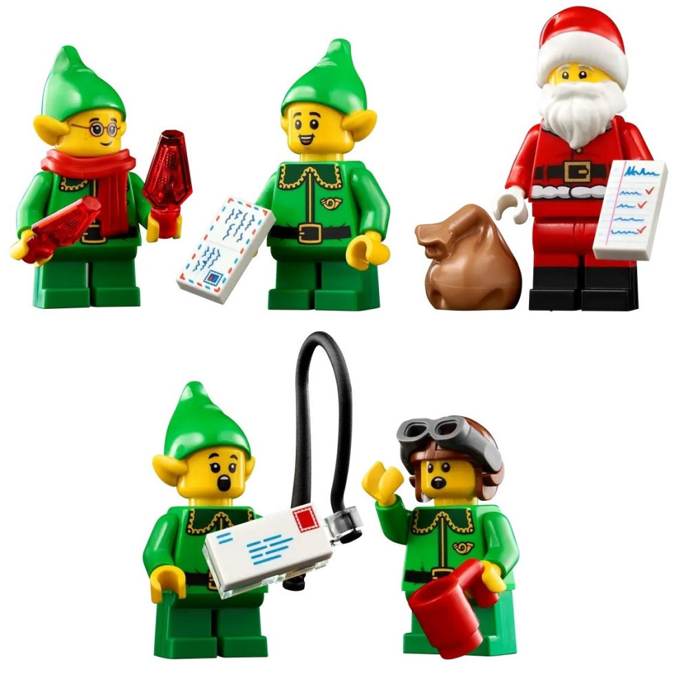 微盒損【真心玩】 LEGO 10339 Icons 耶誕老人的郵局 現貨 高雄-細節圖2