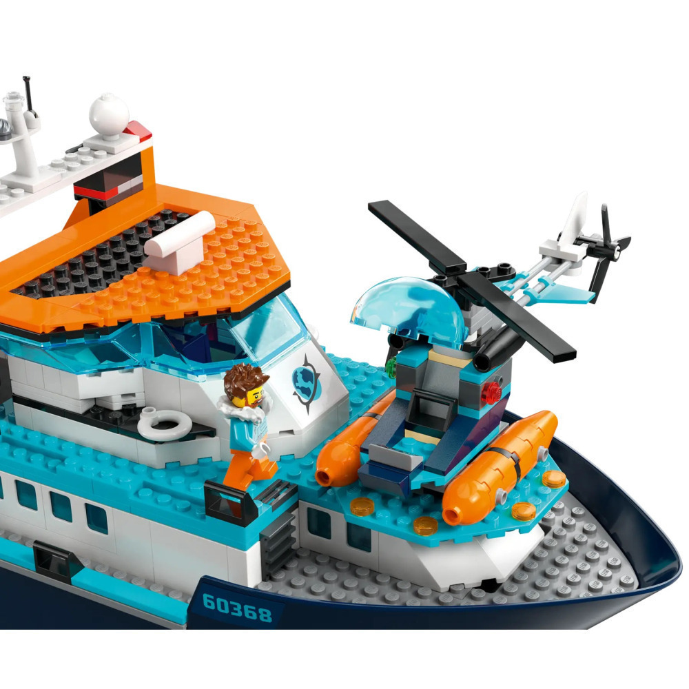 用券3250 7/31【真心玩】 LEGO 60368 城市 北極探險家之艦 Arctic Explorer 現貨高雄-細節圖8