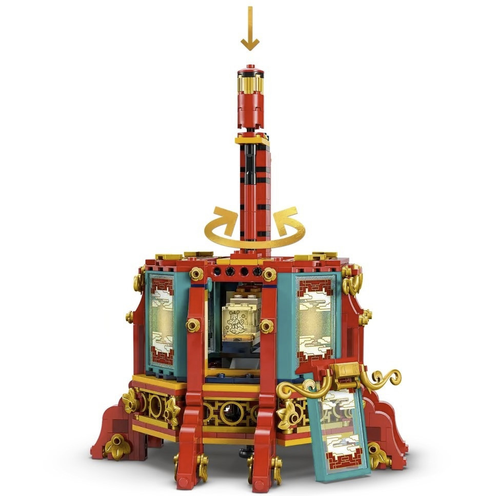 【真心玩】樂高 LEGO 80116 其他 福來運轉燈 Trotting Lantern 回り灯籠 現貨 高雄-細節圖7