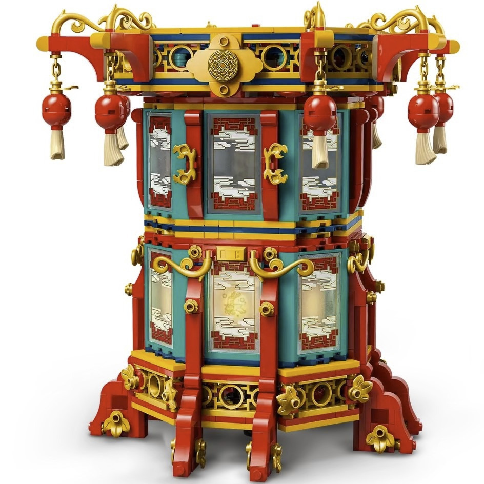 【真心玩】樂高 LEGO 80116 其他 福來運轉燈 Trotting Lantern 回り灯籠 現貨 高雄-細節圖8