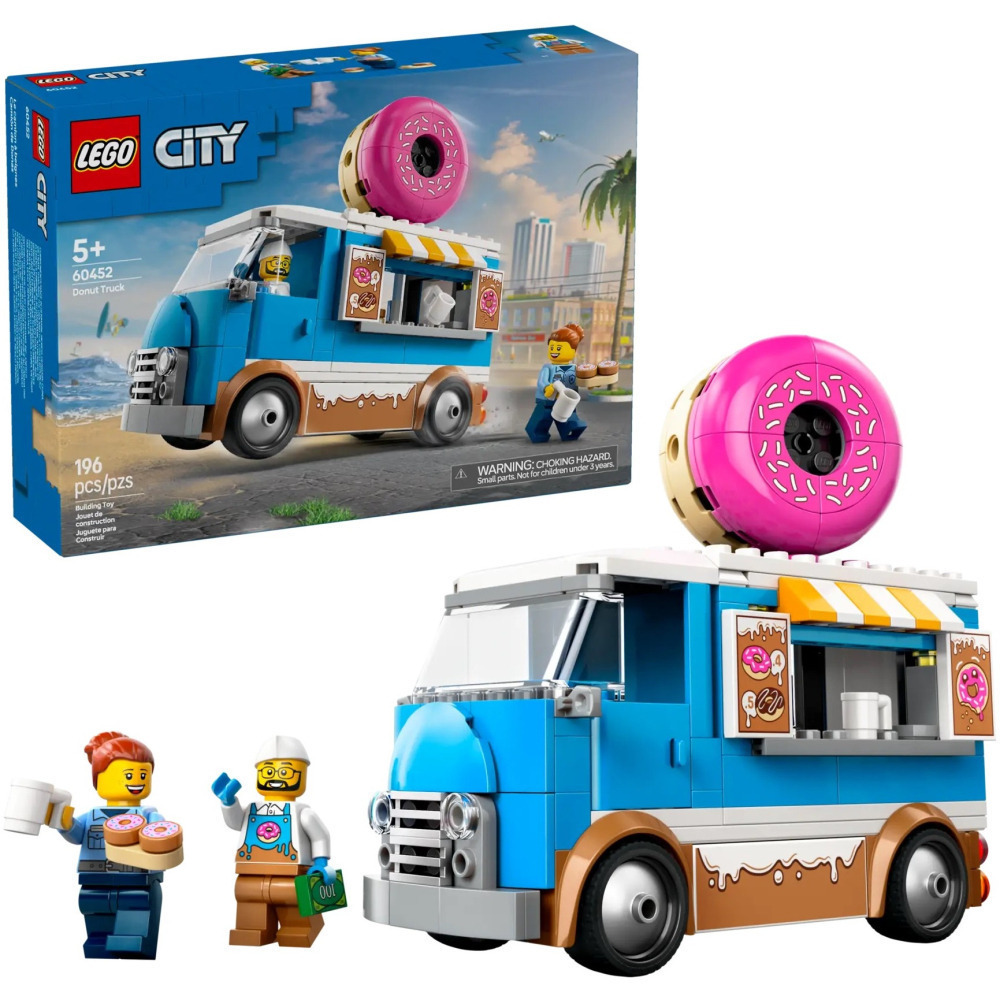 【真心玩】 LEGO 60452 甜甜圈車 Donut Truck ドーナツ屋 現貨 高雄-細節圖2