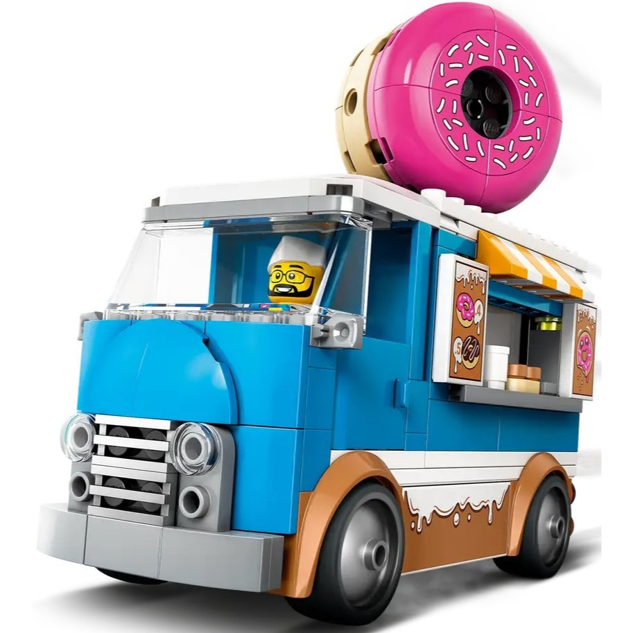 【真心玩】 LEGO 60452 甜甜圈車 Donut Truck ドーナツ屋 現貨 高雄-細節圖5