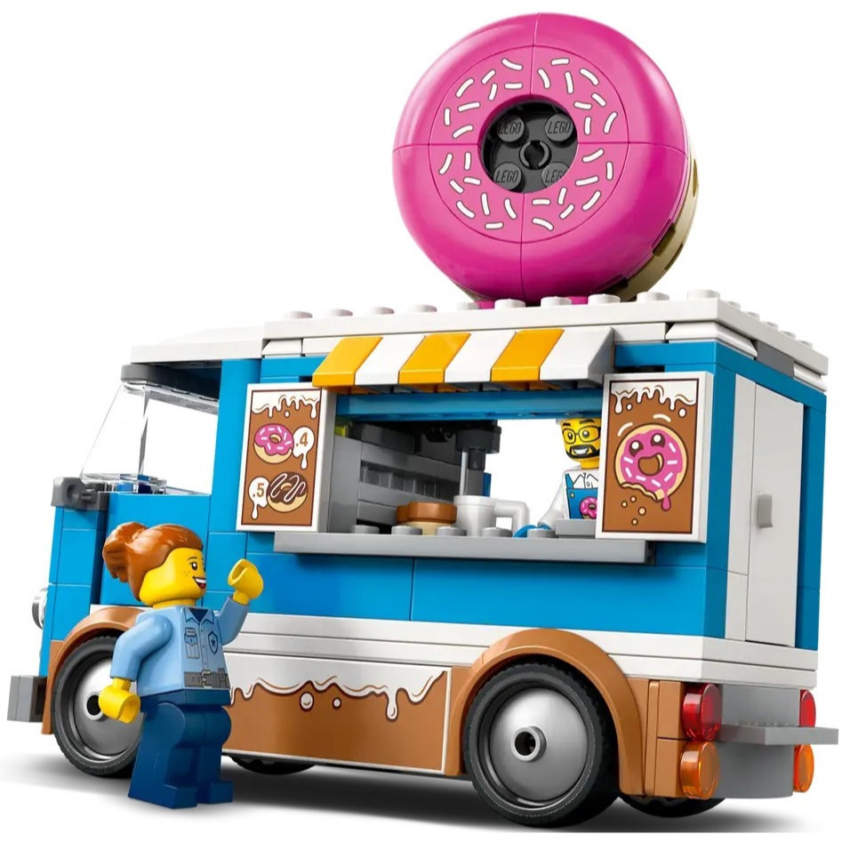 【真心玩】 LEGO 60452 甜甜圈車 Donut Truck ドーナツ屋 現貨 高雄-細節圖6