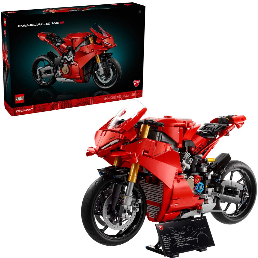 【真心玩】 樂高 LEGO 42202 科技 杜卡迪 Ducati Panigale V4 S 現貨 高雄-細節圖2