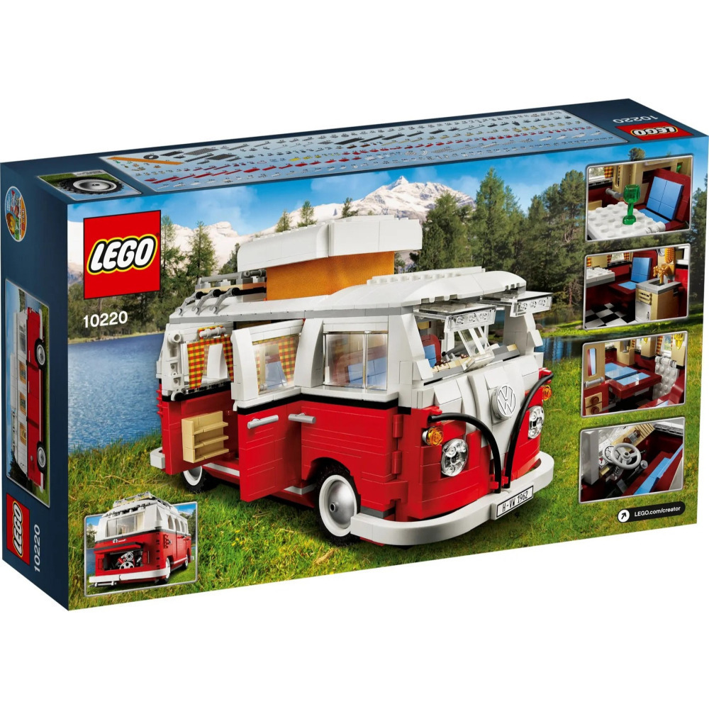【真心玩】 樂高 LEGO 10220 Creator Expert 福斯 T1 露營車 現貨 高雄-細節圖6