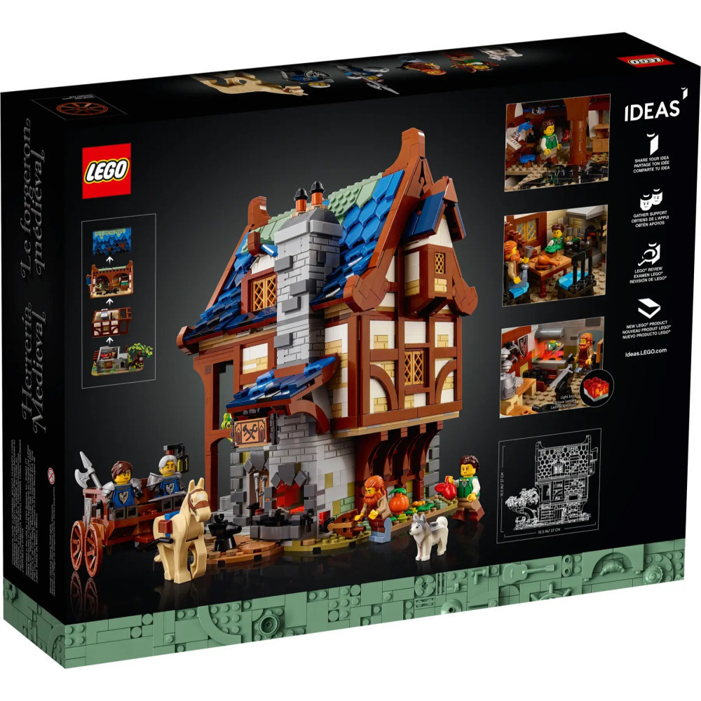 【真心玩】 樂高 LEGO 21325 Ideas 中世紀鐵匠 Medieval Blacksmith 現貨 高雄-細節圖11