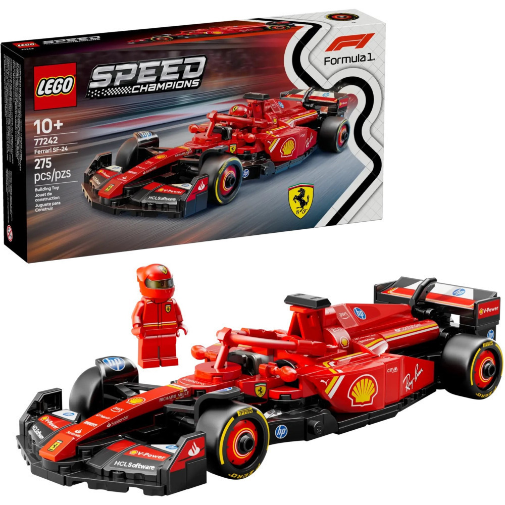【真心玩】 樂高 LEGO 77242 極速賽車 法拉利 SF-24 F1 賽車 現貨 高雄-細節圖2