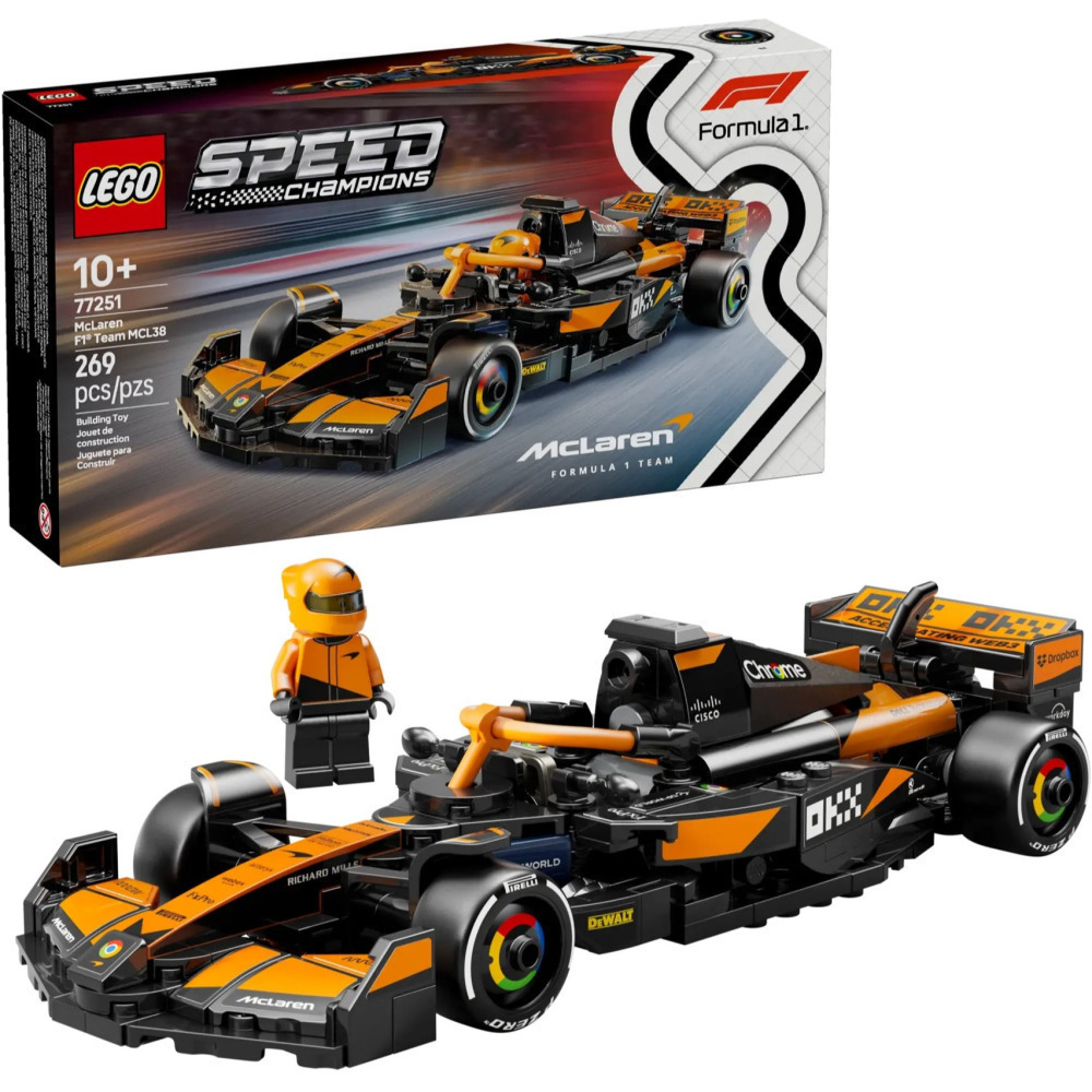 【真心玩】  樂高 LEGO 77251 極速賽車 麥拉倫 MCL38 F1 賽車 現貨 高雄-細節圖4