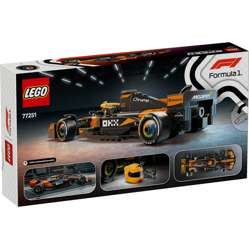 【真心玩】  樂高 LEGO 77251 極速賽車 麥拉倫 MCL38 F1 賽車 現貨 高雄-細節圖8