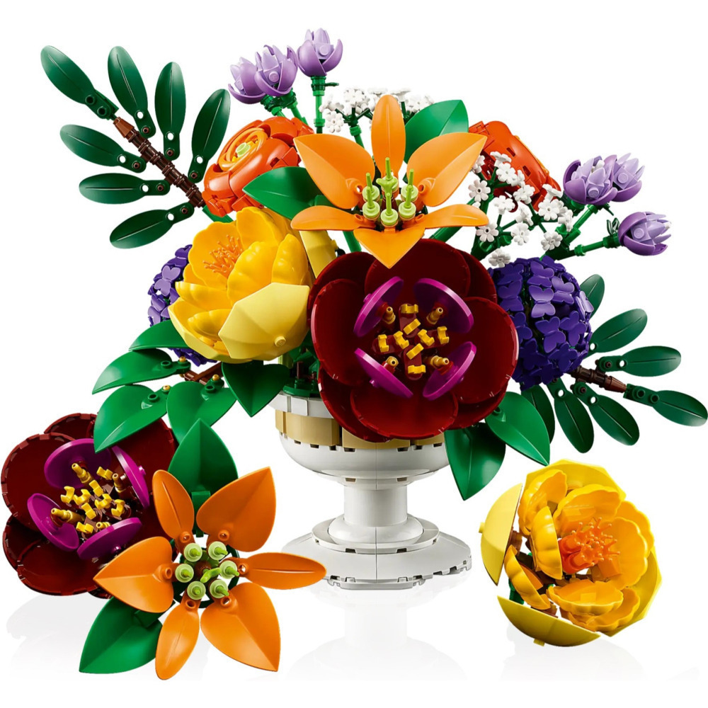 【真心玩】 LEGO 10345 植物 插花擺飾 Flower Arrangement 現貨 高雄-細節圖3